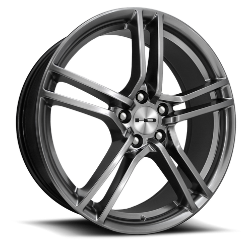 Hd Vento Wheel 18x7.5 5x114.3 Hyper Black 38mm | VN18756538HB