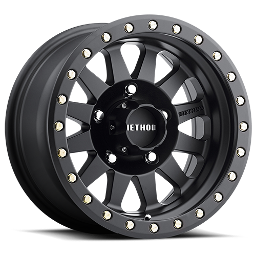 DOORBUSTER PRICING! - Method Race 304B Double Standard Wheel 15x10 5x139.7 Matte Black -50mm - FREE T-SHIRT INCLUDED! | MR30451055550N