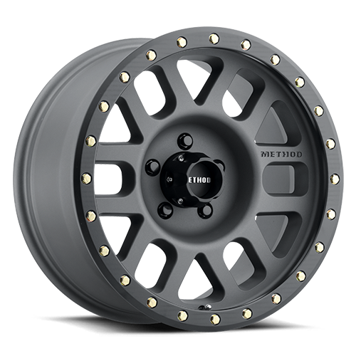 Method Race 309T Grid Wheel 17x8.5 5x127 Titanium w/ Matte Black Lip 0mm | MR30978550800