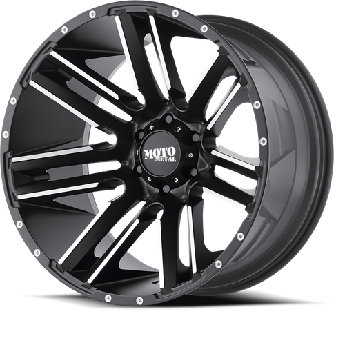 Moto Metal Mo978 Razor Wheel 20x9 5x150 Satin Black Machined 18mm | MO97829058518