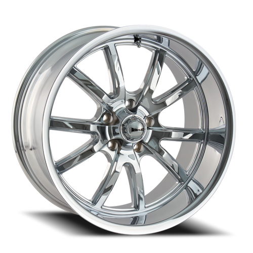 Ridler 650 Wheel 17x7 5x127 Chrome 0mm | 650-7773C