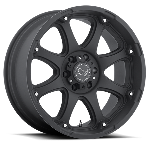 Black Rhino Glamis Wheel 17x9 6x139.7 Matte Black -12mm - FREE T-SHIRT INCLUDED! | 1790GLA-26140M12