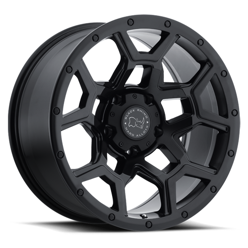 Black Rhino Overland Wheel 18x8 5x127 Matte Black 30mm - FREE T-SHIRT INCLUDED! | 1880VRL305127M71