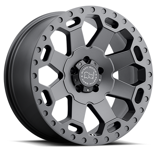 Black Rhino Warlord Wheel 17x8 5x127 Matte Gunmetal 30mm - FREE T-SHIRT INCLUDED! | 1780WAR305127G71