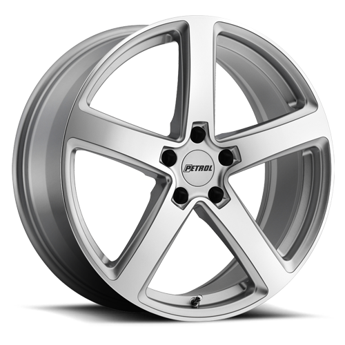 Petrol P2A Wheel 19x8 5x112 Silver w/ Machined Cut Face 40mm | 1980P2A405112S72
