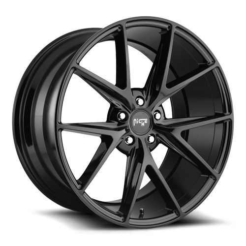 Niche M119 Misano Wheel 20x10 5x114.3 Gloss Black 40mm - FREE T-SHIRT INCLUDED! | M119200065+40