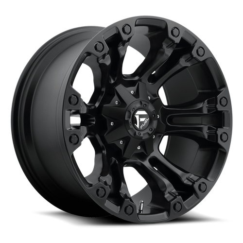 Fuel D560 Vapor Wheel 17x10 5x139.7 & 5x150 Matte Black -18mm - FREE T-SHIRT INCLUDED! | D56017007047