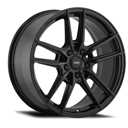 Konig 55B Myth Wheels Rims 16x7.5 5x108 Gloss Black 43mm | 55B-MY76508435