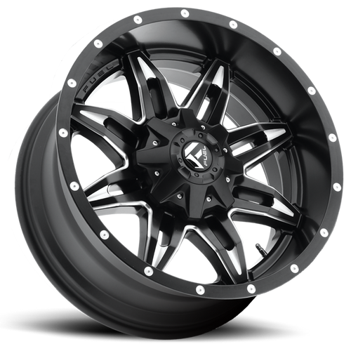 Fuel D567 Lethal Wheel 20x9 6x135 & 6x139.7 Matte Black Milled 20mm - FREE T-SHIRT INCLUDED! | D56720909857