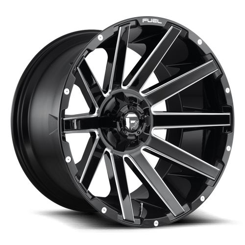Fuel D616 Contra Wheel 20x9 8x165.1 Matte Black Milled 1mm | D61620908250