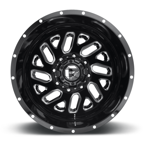 Fuel D581 Triton 22x8.25 8x200 Gloss Black -201mm Wheels