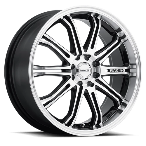 Maxxim 41Mb Ferris Wheels Rims 17x7 4x100 4x114.3 Black Machined 40mm | 41MB-4S77D04405