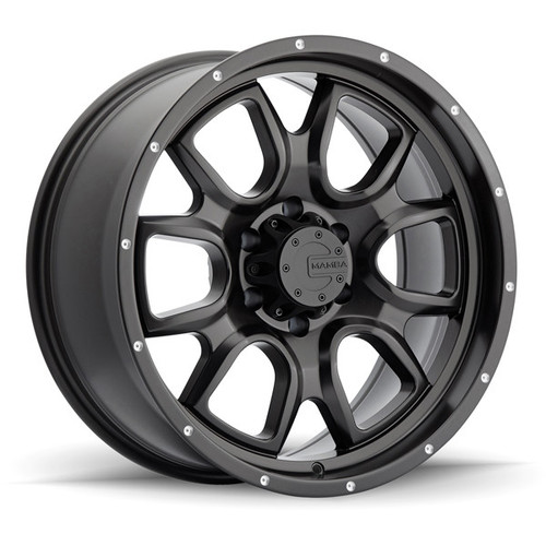 Mamba 591B M19 Wheels Rims 18x9 5x127 Matte Black -6mm | 591B-M198973N065
