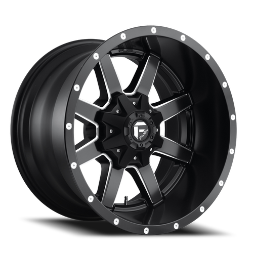 Fuel D538 Maverick Wheel 18x9 8x180 Matte Black Milled 1mm - FREE T-SHIRT INCLUDED! | D53818901850