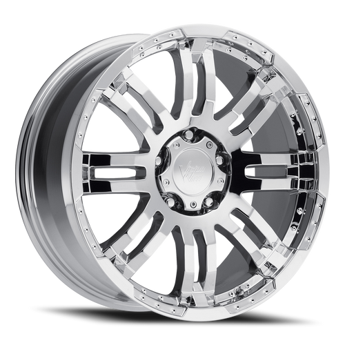 Vision Warrior 375 Wheel 17x8.5 5x139.7 Chrome 18mm | 375H7885C18