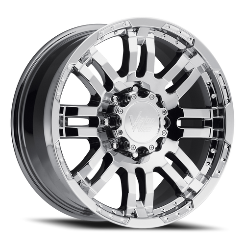 Vision Warrior 375 Wheel 17x8.5 8x170 Chrome 18mm | 375-7870C18