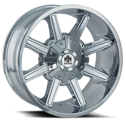 DOORBUSTER PRICING! - Mayhem Arsenal Wheel 17x9 6x135 & 6x139.7 Chrome -12mm | 8104-7937C