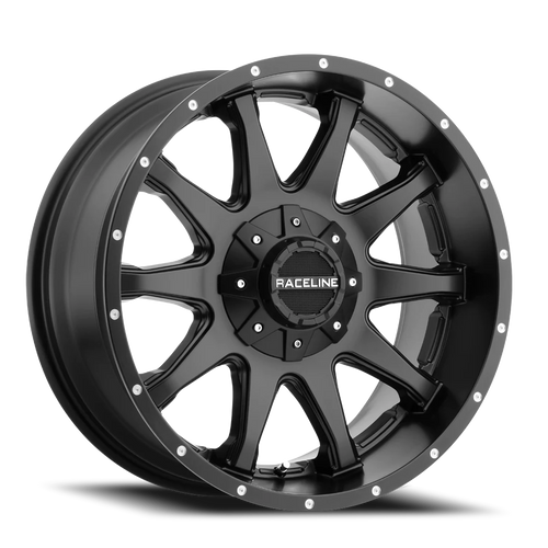 DOORBUSTER PRICING! - Raceline 930B Shift Wheel 17x9 5x127 & 5x135 Satin Black -12mm - FREE T-SHIRT INCLUDED! | 930B-79095-12