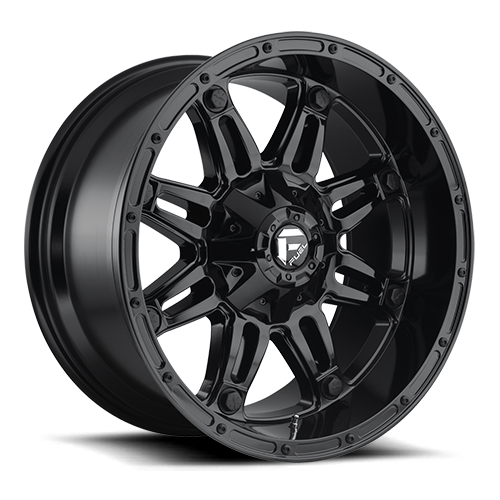 Fuel D625 Hostage Wheel 20x10 8x165.1 Gloss Black -18mm - FREE T-SHIRT INCLUDED! | D62520008247