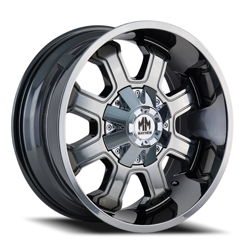 DOORBUSTER PRICING! - Mayhem Fierce Wheel 20x10 8x165.1 & 8x170 Chrome -19mm | 8103-2176C