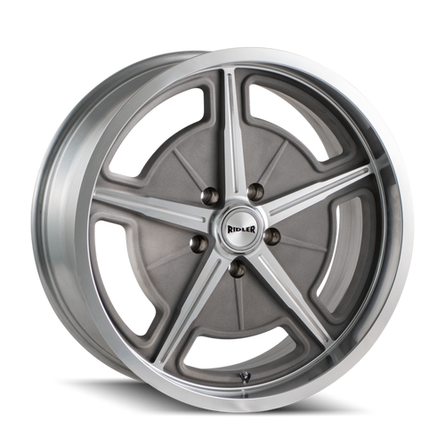 Ridler 605 Wheels Rims 17x8 5x114.3 Machined 0mm | 605-7865GM