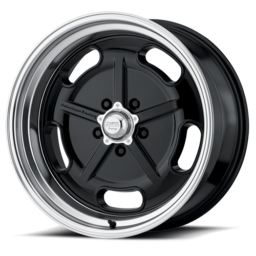 American Racing Vn511 Salt Flat Wheel 17x8 5x120.65 Gloss Black Diamond Cut Lip 0mm | VN51178034300