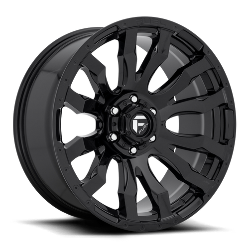 Fuel D675 Blitz Wheel 20x10 5x127 Gloss Black -18mm - FREE T-SHIRT INCLUDED! | D67520007547