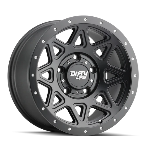 Dirty Life Theory Wheels Rims 20x9 8x170 Satin Black 0mm | 9305-2970MB