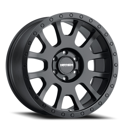 DOORBUSTER PRICING! - Mayhem Scout Wheel 18x9 8x165.1 Matte Black 0mm | 8302-8981MB