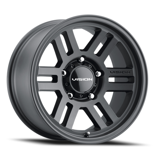 Vision Manx 2 355 Overland Wheel 15x7.5 5x114.3 Satin Black -12mm | 355-5765SB-12