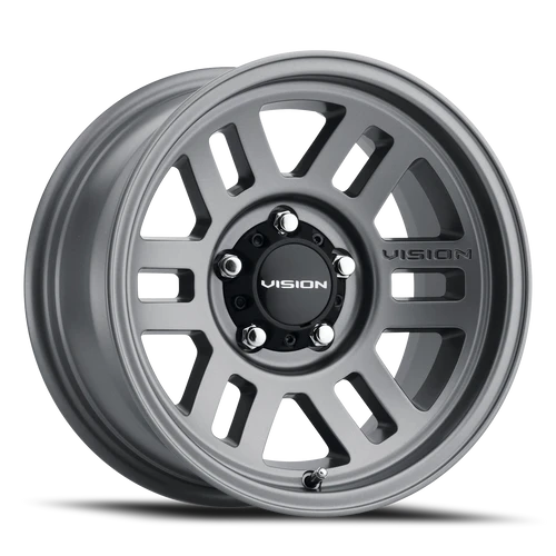Vision Manx 2 355 Overland Wheel 15x7.5 5x114.3 Satin Grey -12mm | 355-5765SG-12