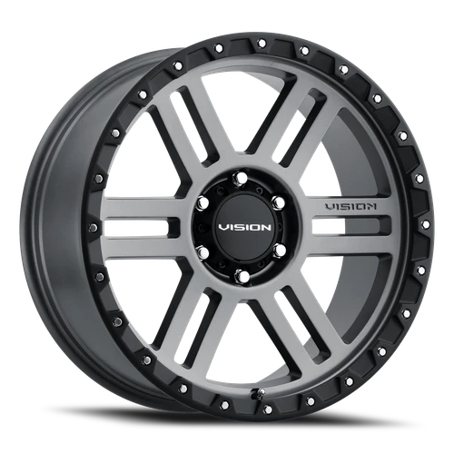 Vision Manx 2 354 Wheel 17x9 8x165.1 Satin Grey 12mm | 354-7981SGBL12