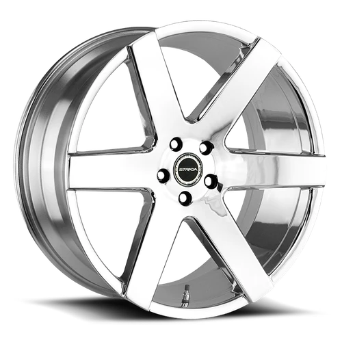 DOORBUSTER PRICING! - Strada S60 Coda Wheel 24x10 5x115 Chrome 15mm - FREE T-SHIRT INCLUDED! | S60451515