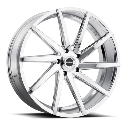 DOORBUSTER PRICING! - Strada S41 Sega Wheel 20x8.5 5x120 Chrome 15mm - FREE T-SHIRT INCLUDED! | S41052015