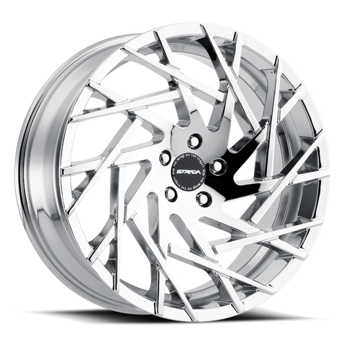 DOORBUSTER PRICING! - Strada S64 Nido Wheel 24x9.5 5x115 Chrome 15mm - FREE T-SHIRT INCLUDED! | S64451515