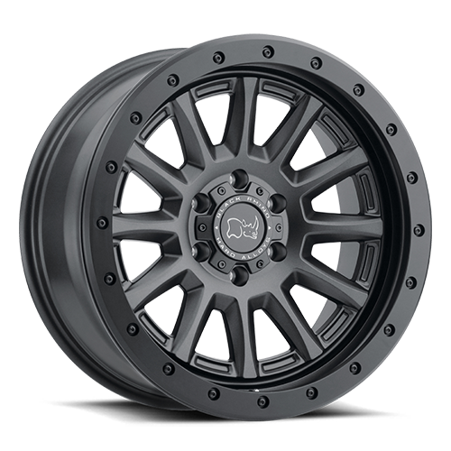 Black Rhino Dugger Wheel 17x8.5 5x114.3 Gun Black -18mm - FREE T-SHIRT INCLUDED! | 1785DGR-85114M76