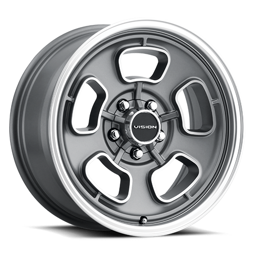 Vision Shift 148 Wheel 15x8 5x120.65 Satin Grey Machined -19mm | 148-5861SGMF-19