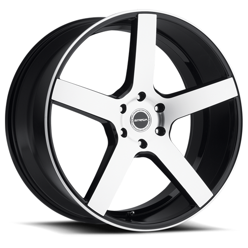 DOORBUSTER PRICING! - Strada S35 Perfetto Wheel 26x10 6x139.7 Gloss Black Machined 26mm - MINIMUM PURCHASE OF 4 WHEELS - FREE T-SHIRT INCLUDED! | S35663926GBM
