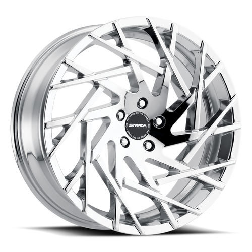 DOORBUSTER PRICING! - Strada S64 Nido Wheel 20x8.5 5x114.3 Chrome 35mm - FREE T-SHIRT INCLUDED! | S64051435