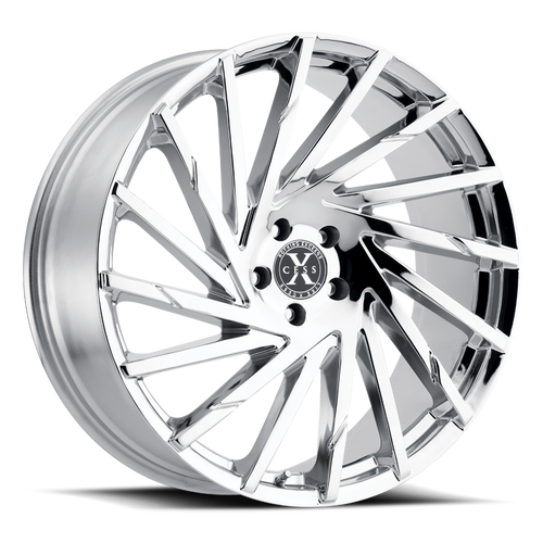 DOORBUSTER PRICING! - Xcess X02 X02 Wheel 20x8.5 5x114.3 Chrome 35mm - FREE T-SHIRT INCLUDED! | X02051435
