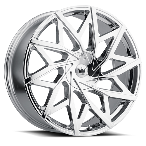 DOORBUSTER PRICING! - Mazzi Big Easy Wheel 24x9.5 6x135 & 6x139.7 Chrome 30mm | 372-24937C