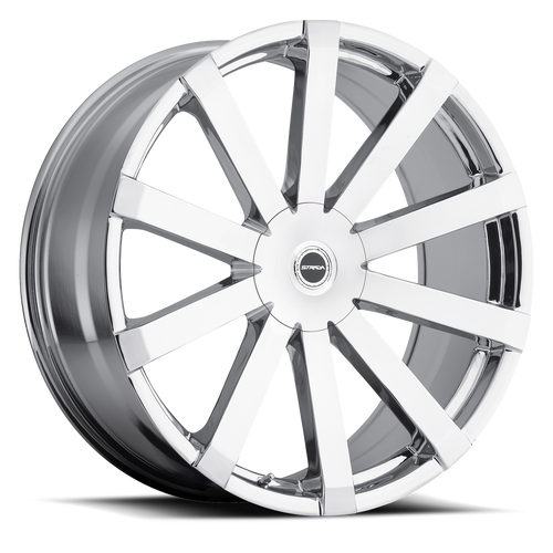 DOORBUSTER PRICING! - Strada S50 Gabbia Wheel 20x8.5 5x114.3 & 5x127 Chrome 35mm - FREE T-SHIRT INCLUDED! | S50052735
