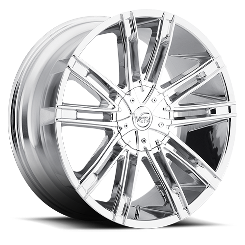 Vct V28 Wheel 18x7.5 5x108 & 5x114.3 Chrome 40mm | V28-18751051081143+40