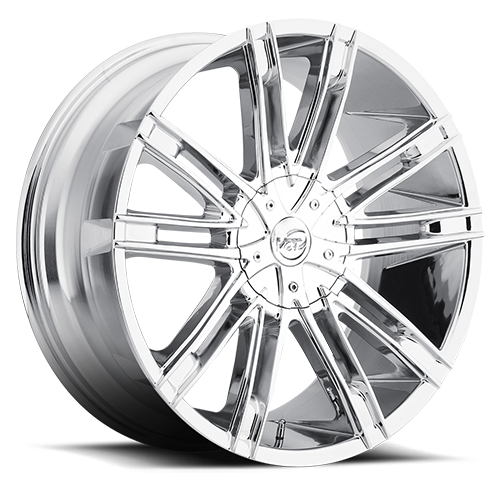 Vct V28 Wheel 20x8.5 5x112 & 5x115 Chrome 40mm | V28-2085105112115+40