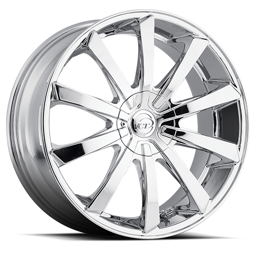 Vct V48 Wheel 22x8.5 5x115 & 5x120.65 Chrome 38mm | V48-2285105115120+38