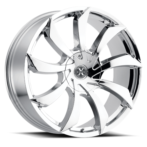 DOORBUSTER PRICING! - Xcess X01 X01 Wheel 24x9.5 5x115 & 5x120 Chrome 15mm - FREE T-SHIRT INCLUDED! | X01450115
