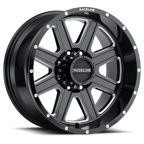 Raceline 940M Hostage Wheels Rims 18x9 5x139.7 Black Milled 12mm | 940M-89055+12