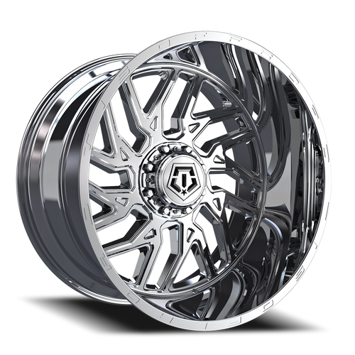 DOORBUSTER PRICING! - Tis 544C Wheel 20x12 8x165.1 Chrome -44mm - FREE T-SHIRT INCLUDED! | 544C-2128144