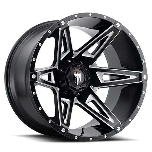 DOORBUSTER PRICING! - American Truxx At1902 Kutz Wheel 18x9 8x170 Gloss Black Milled -12mm | AT1902-8970M-12