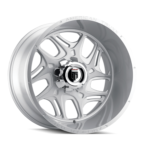 American Truxx At1900 Sweep Wheels Rims 24x14 8x165.1 Brushed Milled -76mm | AT1900-24481BT-76